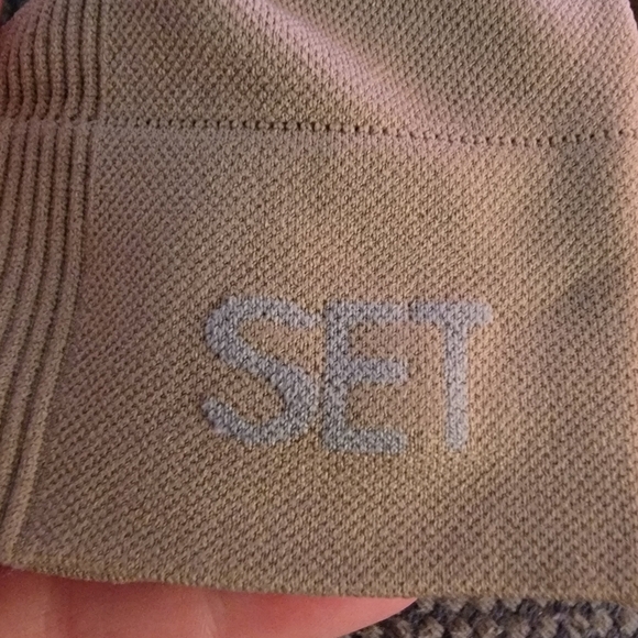 SET Active Leggings Size Medium Stardust Canoe Sand Taupe Minimalist Neutral - Picture 6 of 16